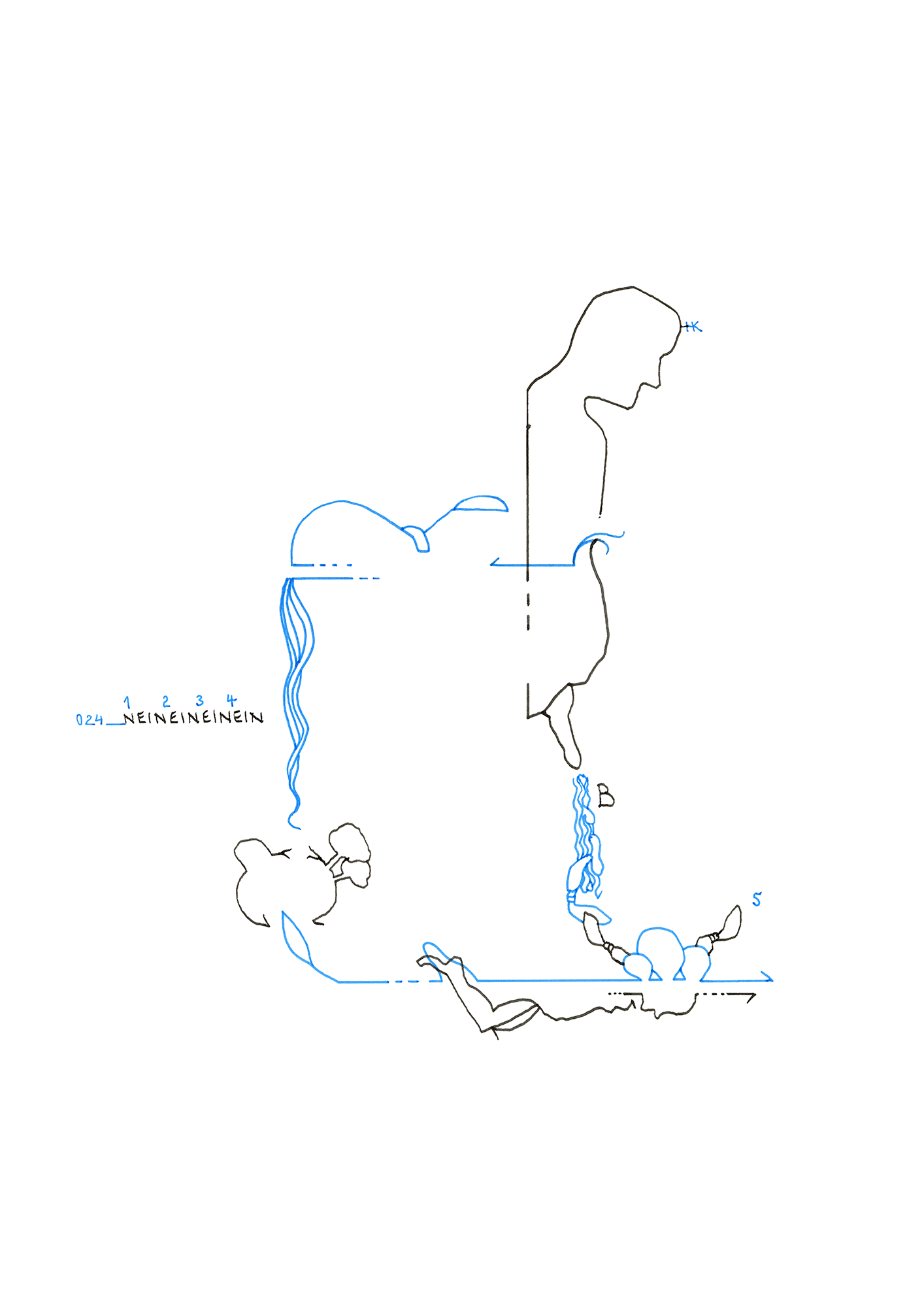 Hannes Kater Tageszeichnung (Zeichnung/drawing) vom 22.10.2024 (1414 x 2000 Pixel)