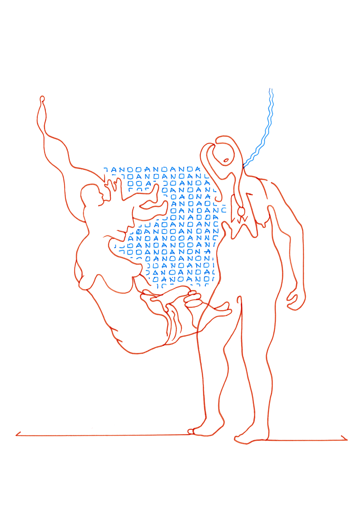 Hannes Kater – Tageszeichnung (Zeichnung/drawing) vom 11.04.2025 (1414 x 2000 Pixel)