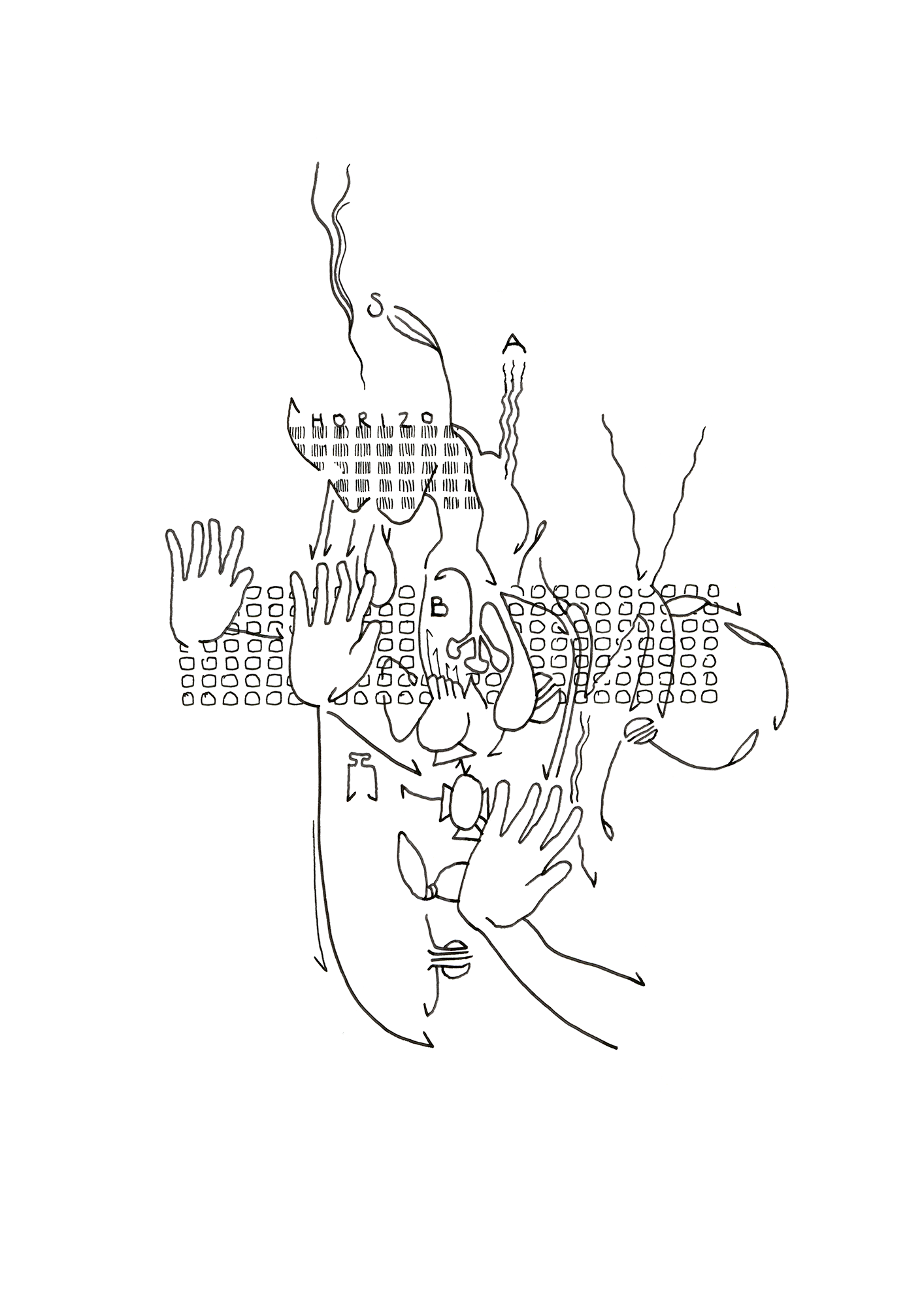Hannes Kater – Tageszeichnung (Zeichnung/drawing) vom 25.09.2025 (1414 x 2000 Pixel)