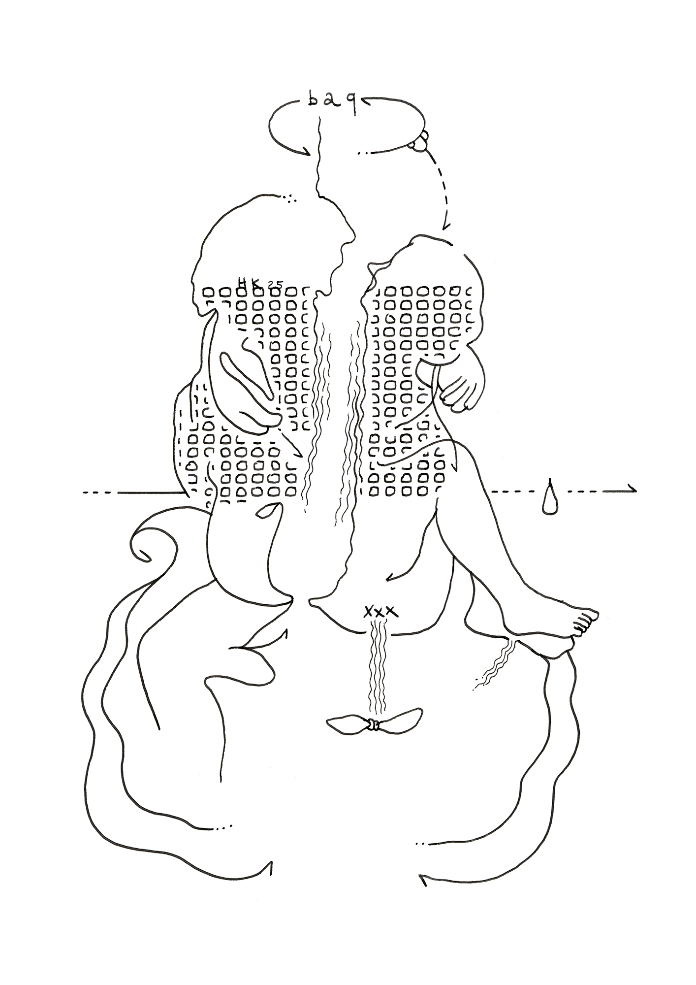 Hannes Kater – Tageszeichnung (Zeichnung/drawing) vom 22.09.2025 (1414 x 2000 Pixel)