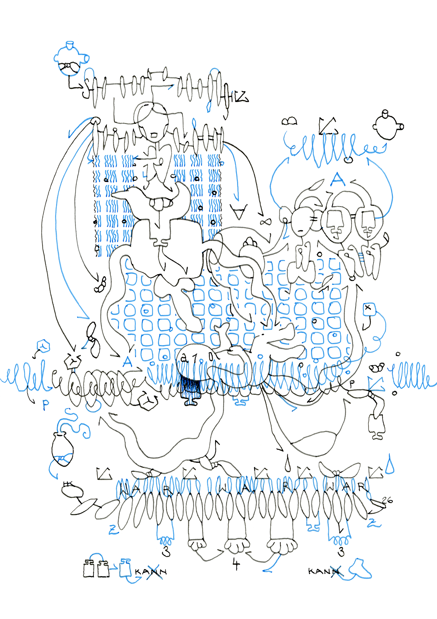 Hannes Kater  Tageszeichnung (Zeichnung/drawing) vom 07.03.2026 (1414 x 2000 Pixel)