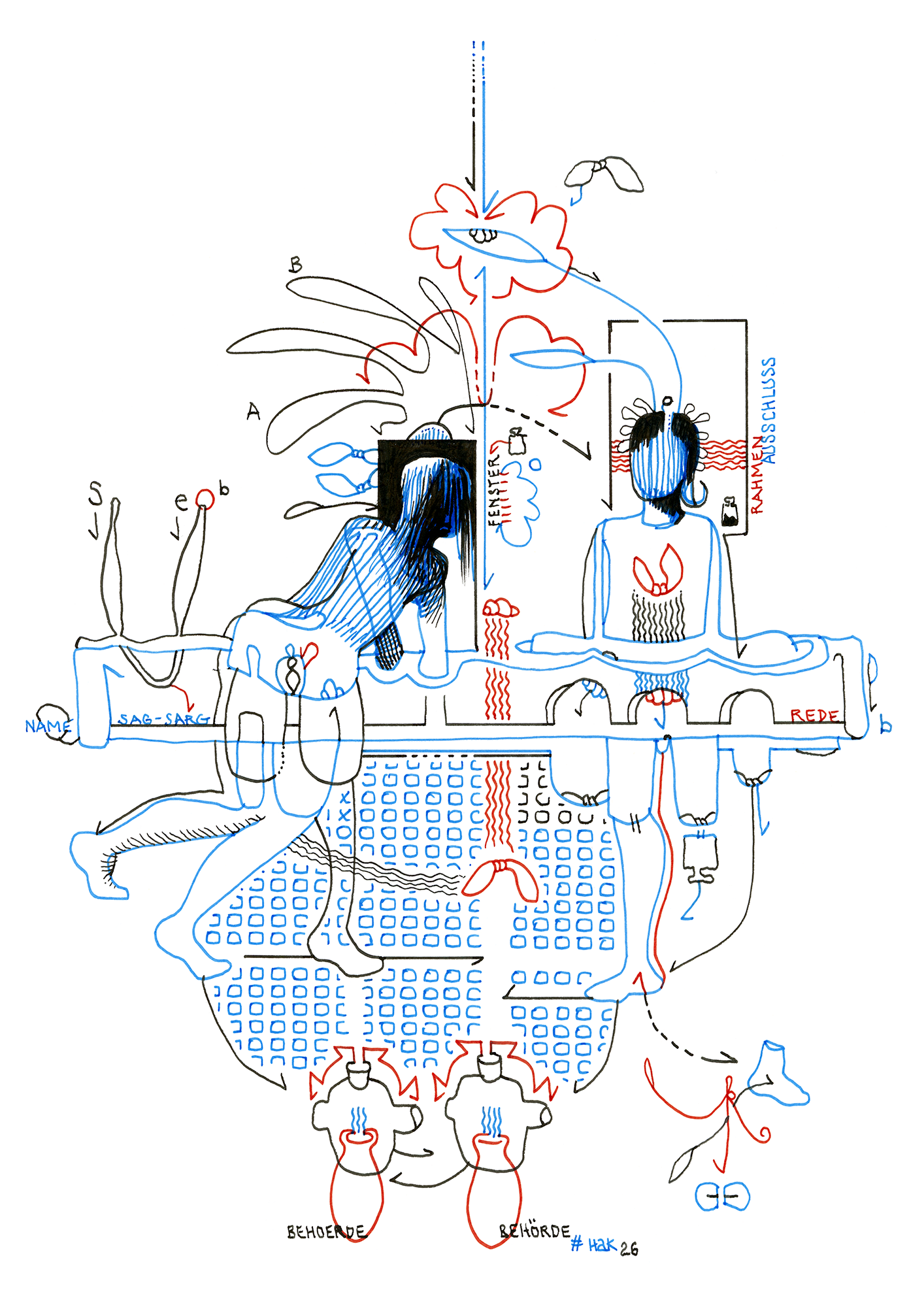 Hannes Kater  Tageszeichnung (Zeichnung/drawing) vom 26.03.2026 (1414 x 2000 Pixel)