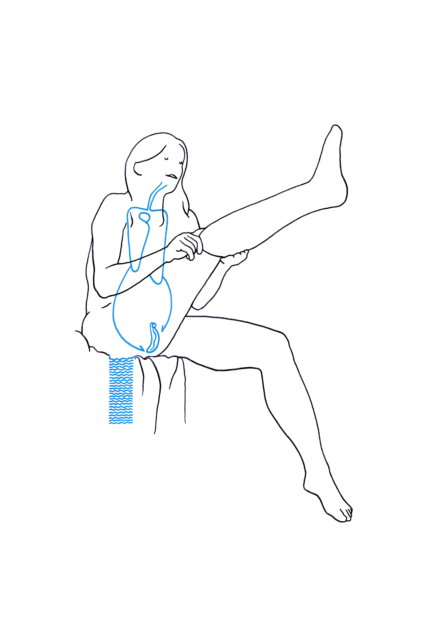 Hannes Kater  Tageszeichnung (Zeichnung/drawing) vom 18.10.2014 (1414 x 2000 Pixel)