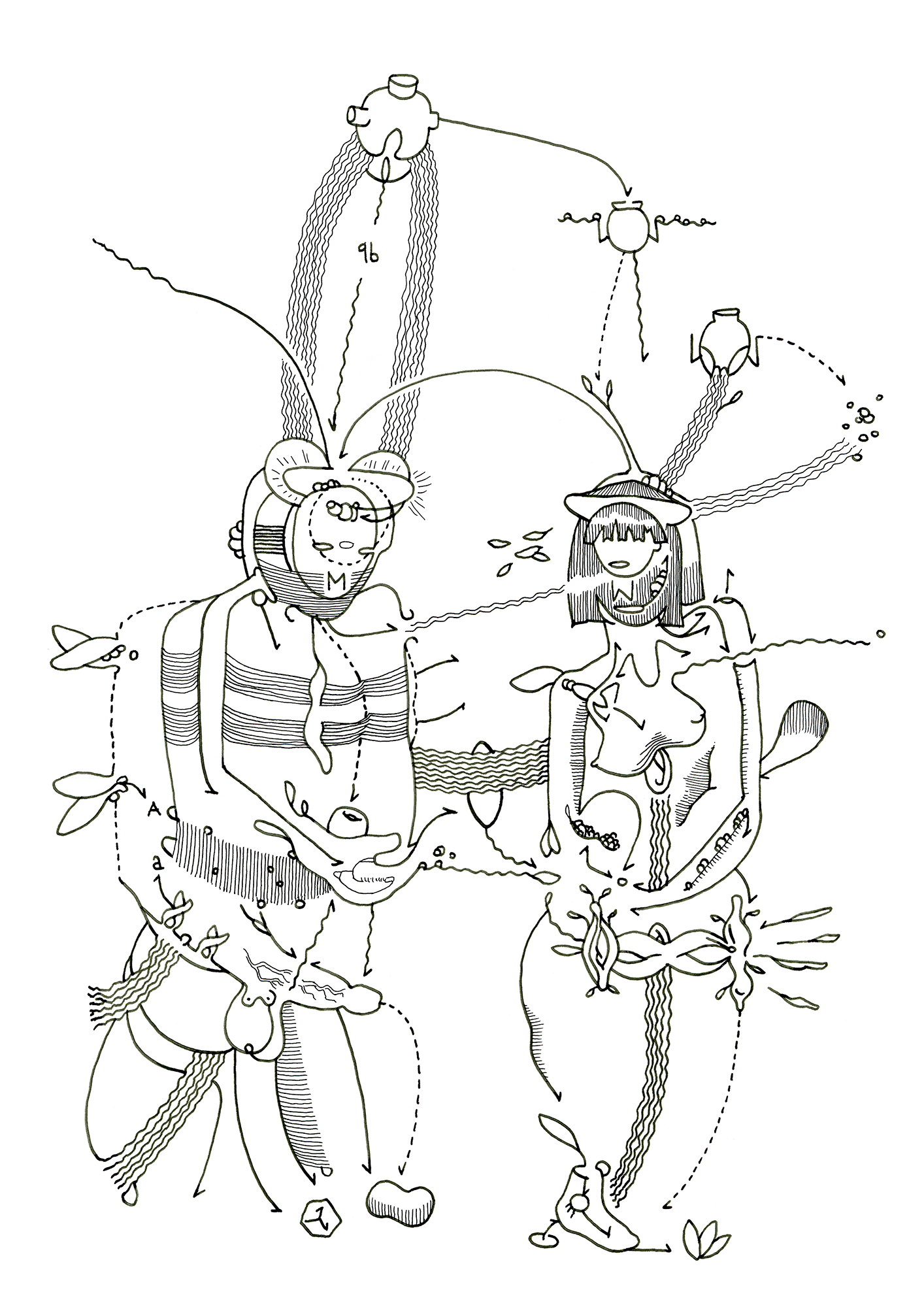 Hannes Kater  Tageszeichnung (Zeichnung/drawing) vom 08.11.2014 (1414 x 2000 Pixel)