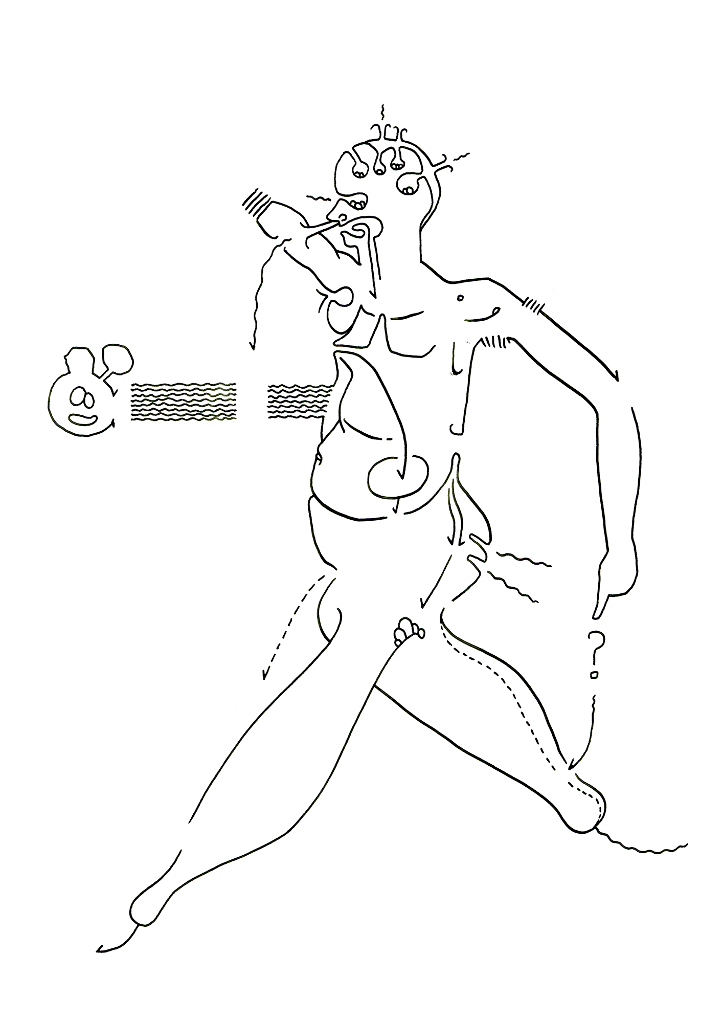 Hannes Kater  Tageszeichnung (Zeichnung/drawing) vom 28.11.2014 (1414 x 2000 Pixel)