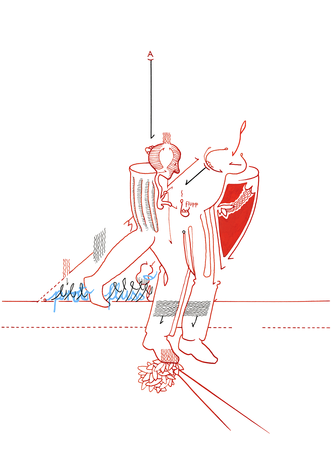 Hannes Kater – Tageszeichnung (Zeichnung/drawing) vom 04.10.2019 (1414 x 2000 Pixel)