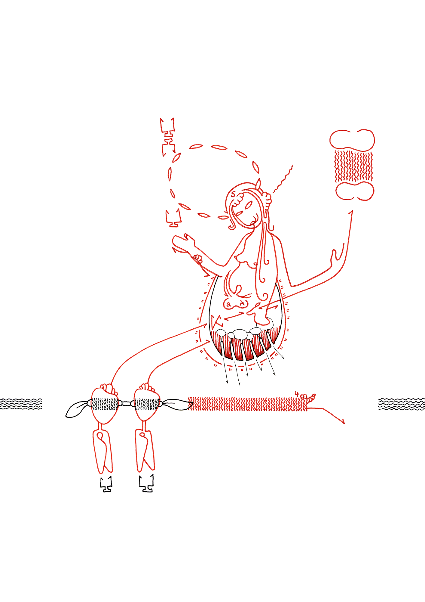 Hannes Kater – Tageszeichnung (Zeichnung/drawing) vom 06.12.2019 (1414 x 2000 Pixel)