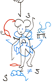 Hannes Kater  Detail einer Zeichnung aus dem Dezember 2025