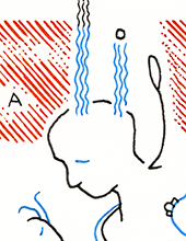 Hannes Kater  Detail einer Zeichnung aus dem Oktober 2025