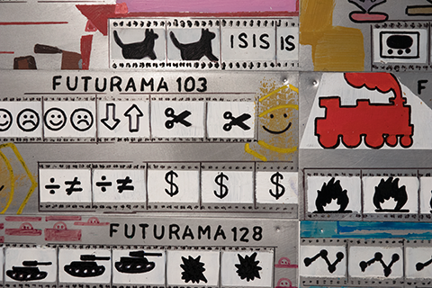 Detail (freigestellt) - Kunstpfeil_109 (Judith Blum)  Foto Hannes Kater