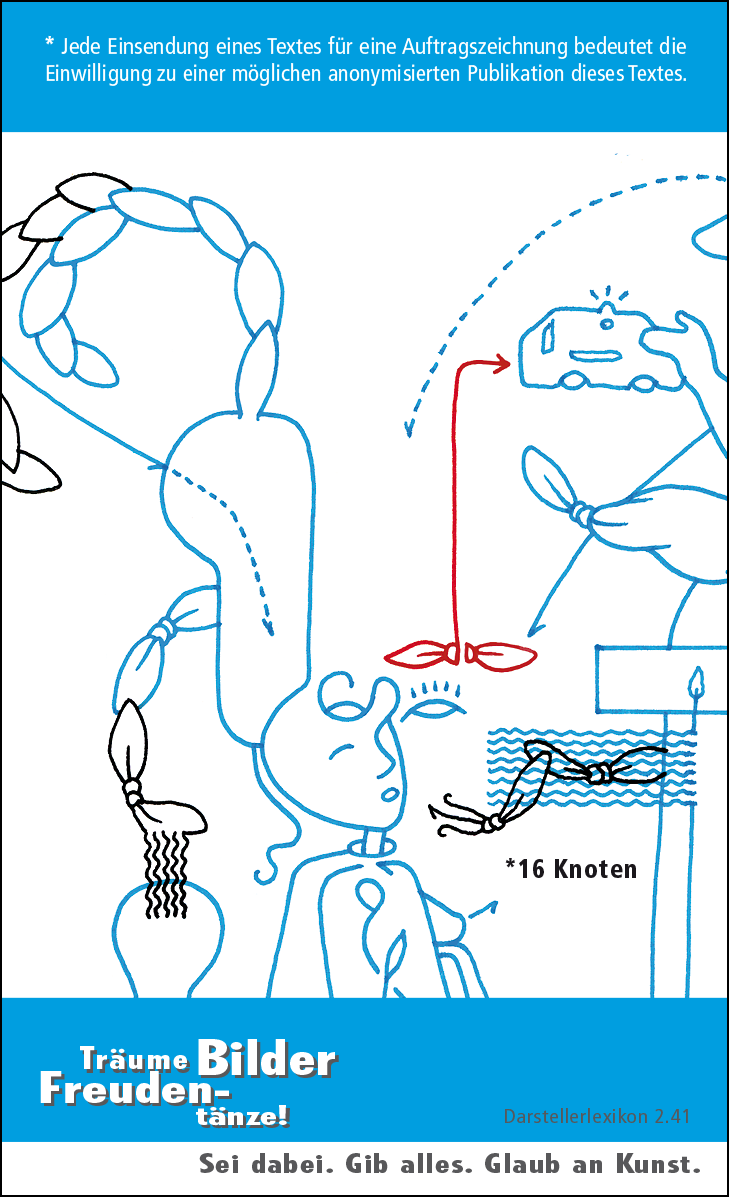 Hannes Kater: Auftragsk&auml;rtchen *16 Knoten, R&uuml;ckseite, Version von 2010