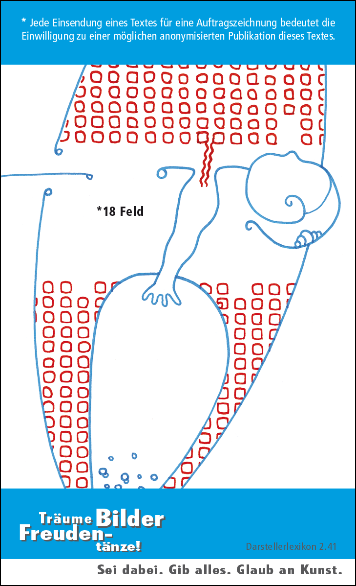 Hannes Kater: Auftragsk&auml;rtchen *18 Feld, R&uuml;ckseite, Version von 2010
