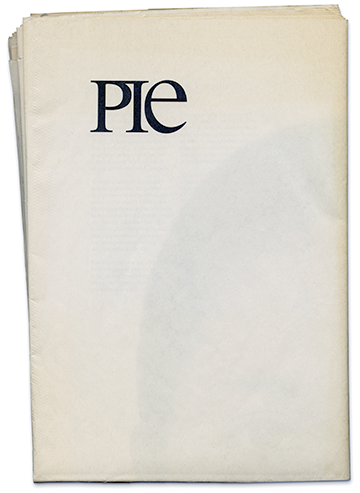 Pie - eine Zeitung als Magazin, 2010, Nr. 2, Cover