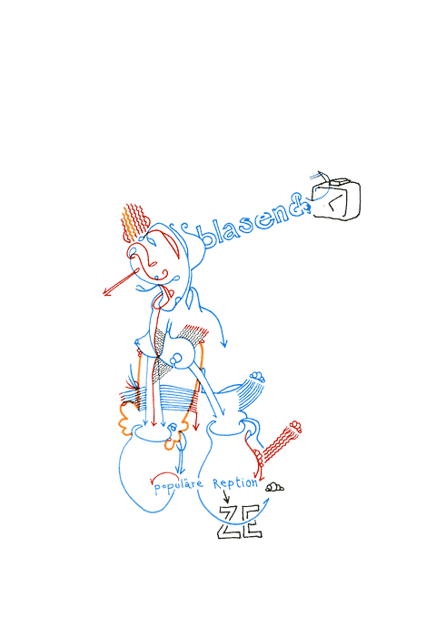 Hannes Kater - Zeichnung f&uuml;r den 05-04-2008