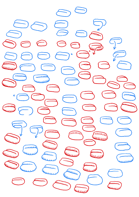 Hannes Kater - Studienblatt_01 zu Darsteller Nr. 15 'Br&ouml;tchen'